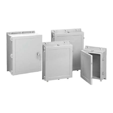 Pentair Quick Release with Padlock Hasp Latch Electrical Enclosures, 20.19 in H, 20 in D, 16-1/4 in W A20H1620GQRLP